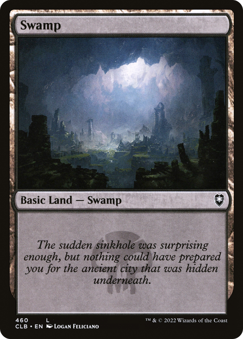 Swamp (460) (CLB-460) - Commander Legends: Battle for Baldur's Gate Foil