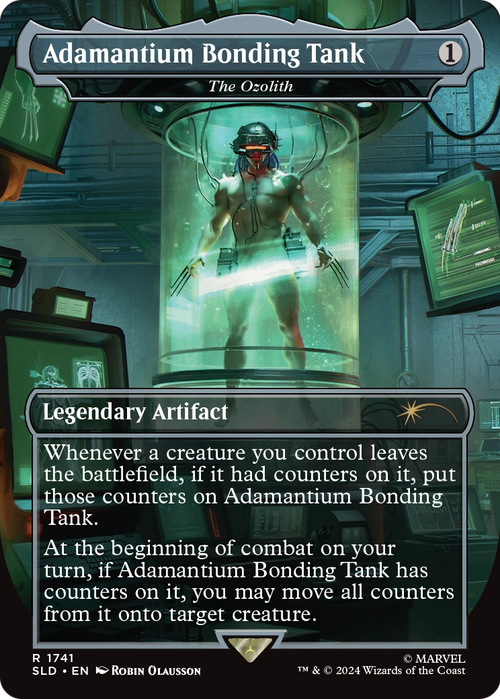The Ozolith (SLD-1741) - Secret Lair Drop / Adamantium Bonding Tank (Borderless) Foil