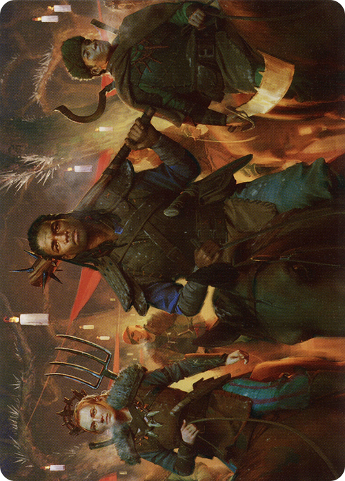 Candlelit Cavalry // Candlelit Cavalry (AMID-048) - Midnight Hunt Art Series (Borderless)