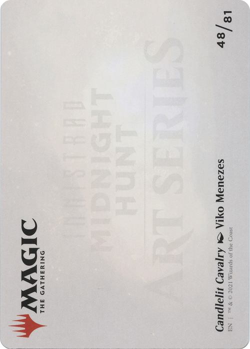 Candlelit Cavalry // Candlelit Cavalry (AMID-048) - Midnight Hunt Art Series (Borderless) Foil