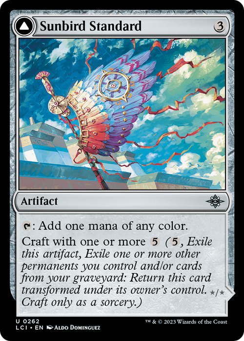 Sunbird Standard (LCI-262) - The Lost Caverns of Ixalan Foil