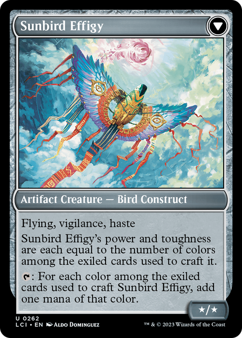 Sunbird Standard (LCI-262) - The Lost Caverns of Ixalan Foil