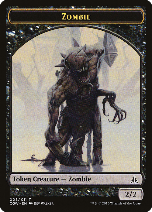 Zombie Token (OGW-008) - Oath of the Gatewatch Tokens