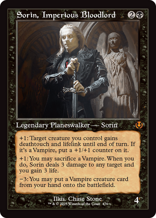 Sorin, Imperious Bloodlord (Retro Frame) (INR-476) - Innistrad Remastered Foil