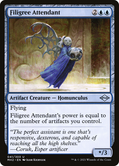 Filigree Attendant (MH2-041) - Modern Horizons 2 Foil
