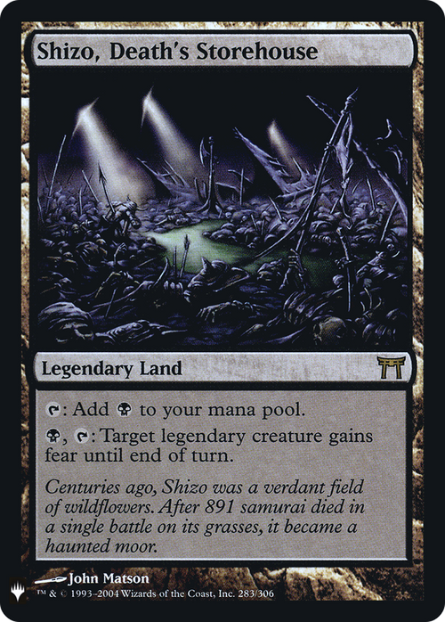 Shizo, Death's Storehouse (LIST-283) - The List Foil