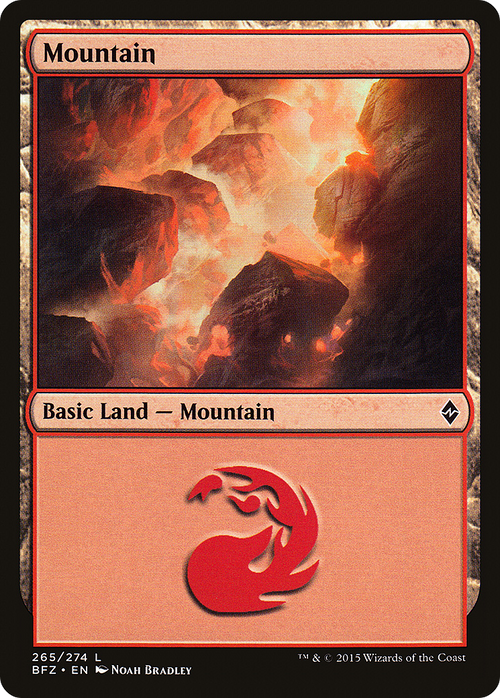 Mountain (265) (BFZ-265) - Battle for Zendikar