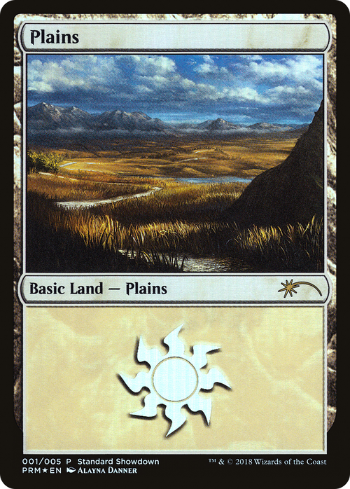 Plains (Alayna Danner) (SSP-001) - M19 Standard Showdown Foil