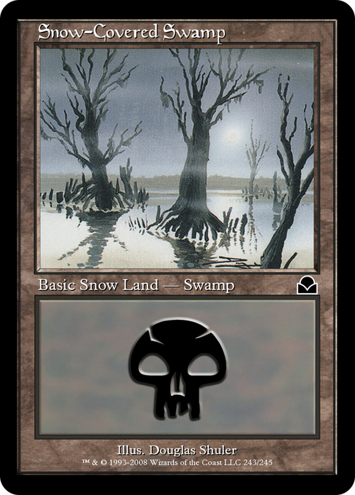 Snow-Covered Swamp (ME2-243) - Masters Edition II Foil