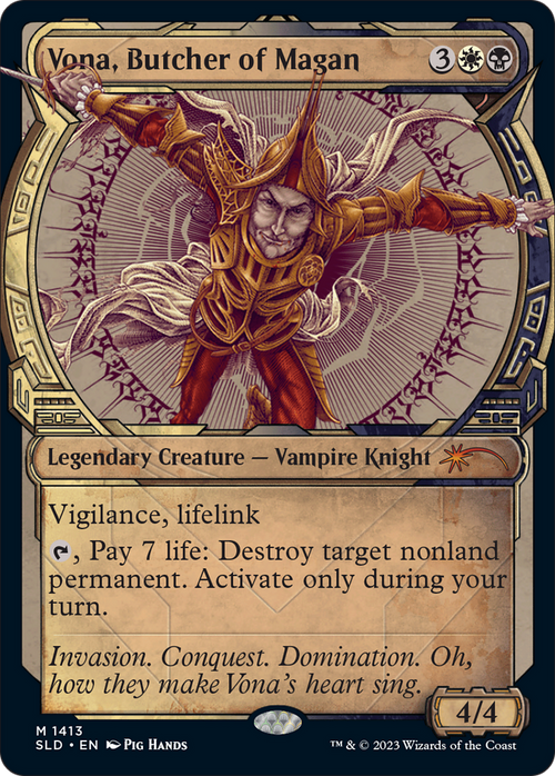 Vona, Butcher of Magan (SLD-1413) - Secret Lair Drop: (Showcase)