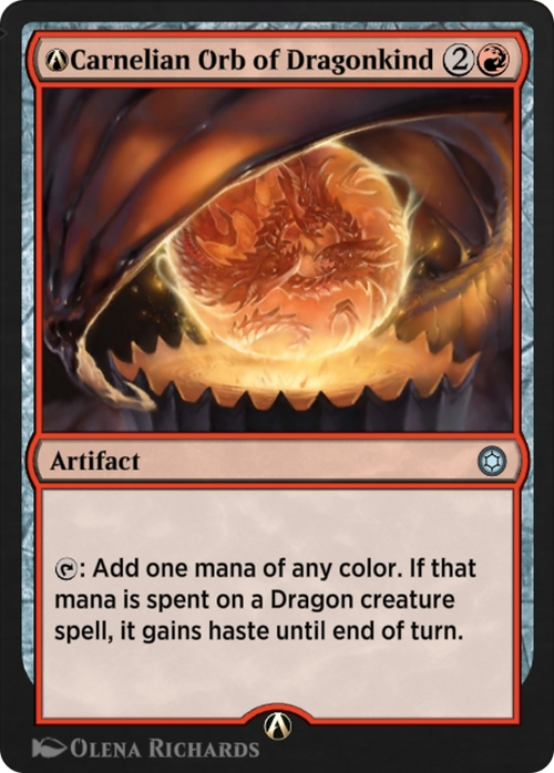 A-Carnelian Orb of Dragonkind (HBG-A-177) - Alchemy Horizons: Baldur's Gate