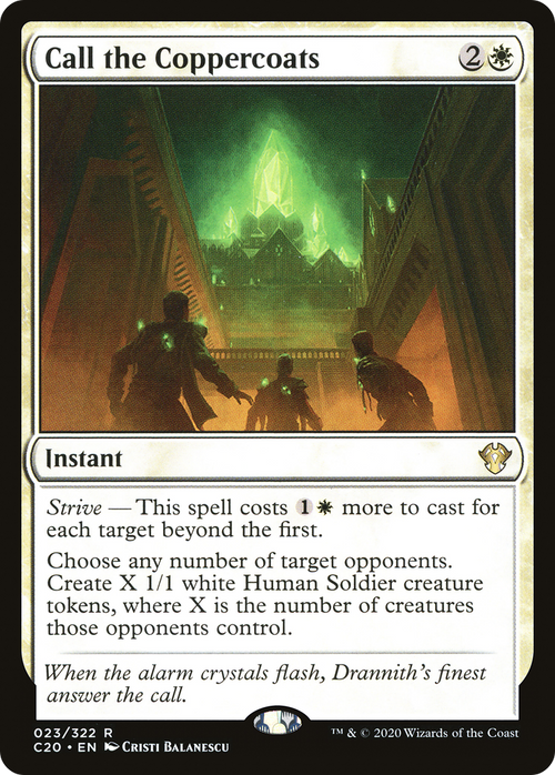 Call the Coppercoats (C20-023) - Commander 2020