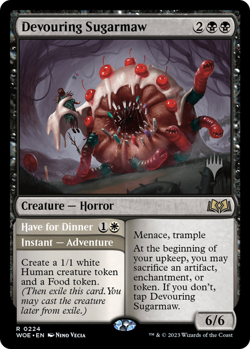 Devouring Sugarmaw (PPWOE-224) - Wilds of Eldraine Promos Foil