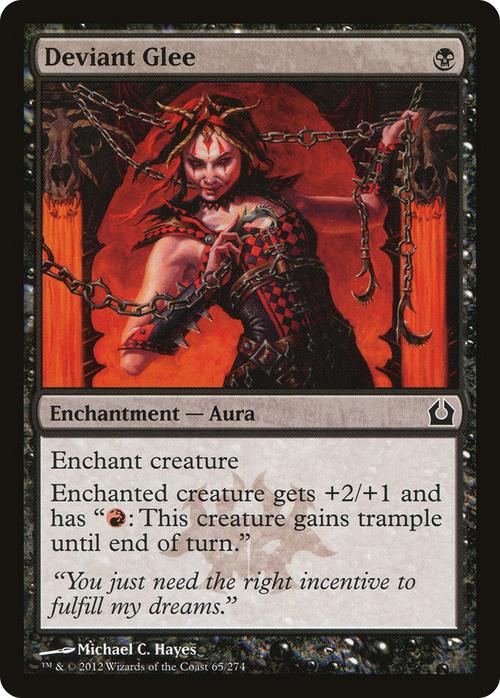 Deviant Glee (RTR-065) - Return to Ravnica Foil