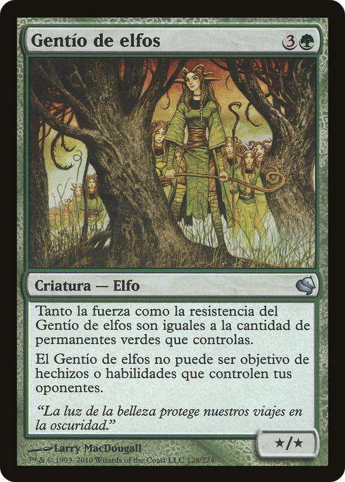 Drove of Elves (Spanish) - "Gentio de elfos" (PS11-128) - Salvat 2011