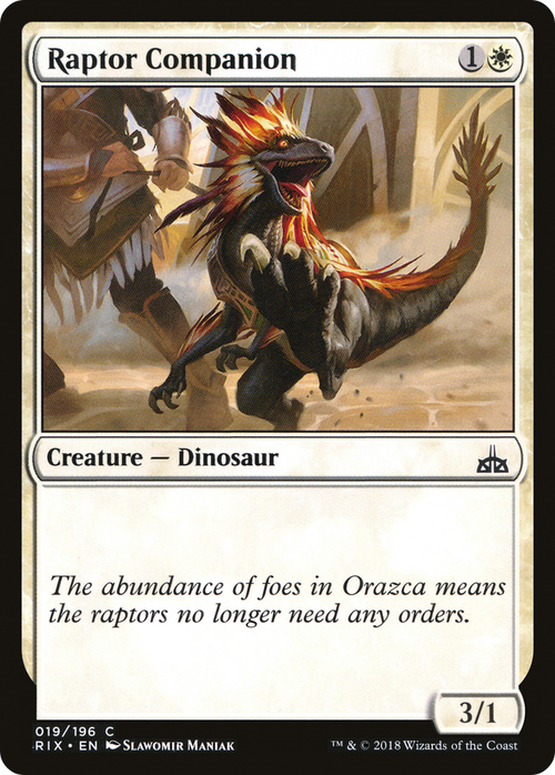 Raptor Companion (RIX-019) - Rivals of Ixalan Foil