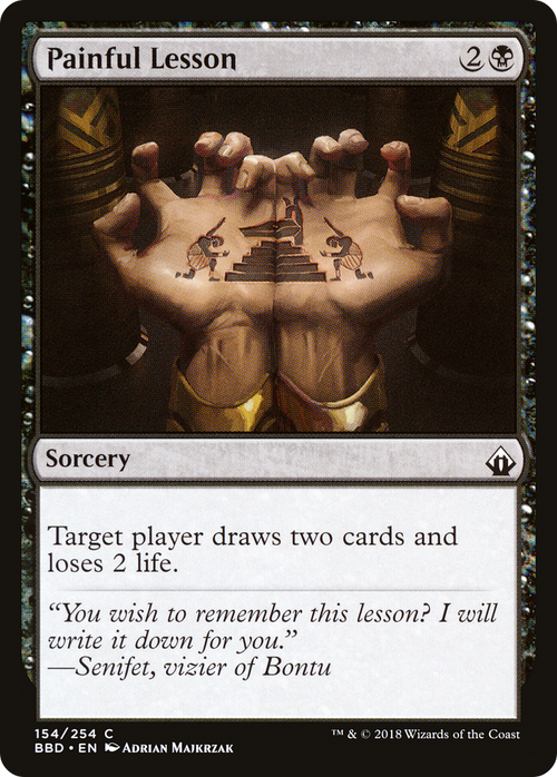 Painful Lesson (BBD-154) - Battlebond Foil