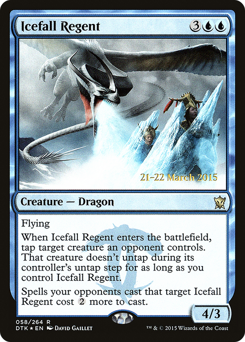 Icefall Regent (PRE-058) - Dragons of Tarkir Promos Foil