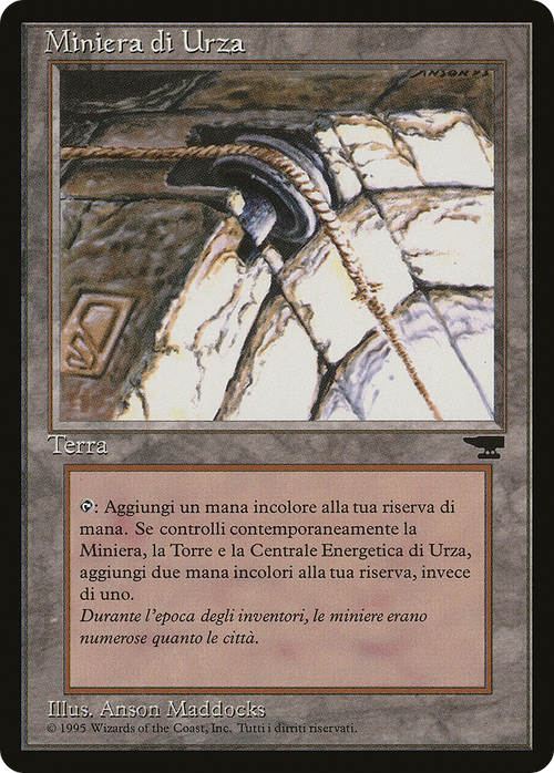 Urza's Mine (Tower) (Italian) - "Miniera di Urza" (REN-) - Rinascimento