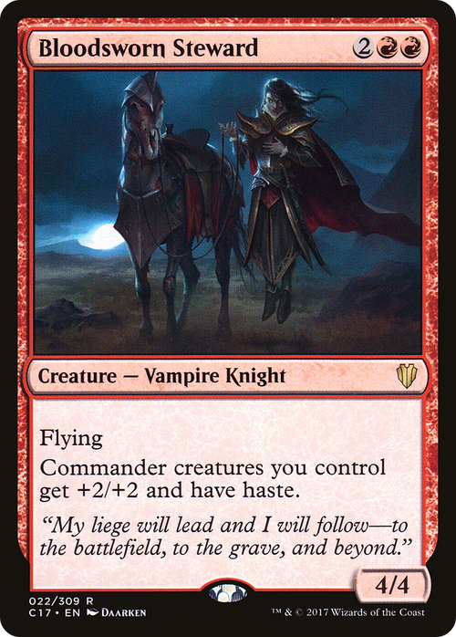 Bloodsworn Steward (C17-022) - Commander 2017