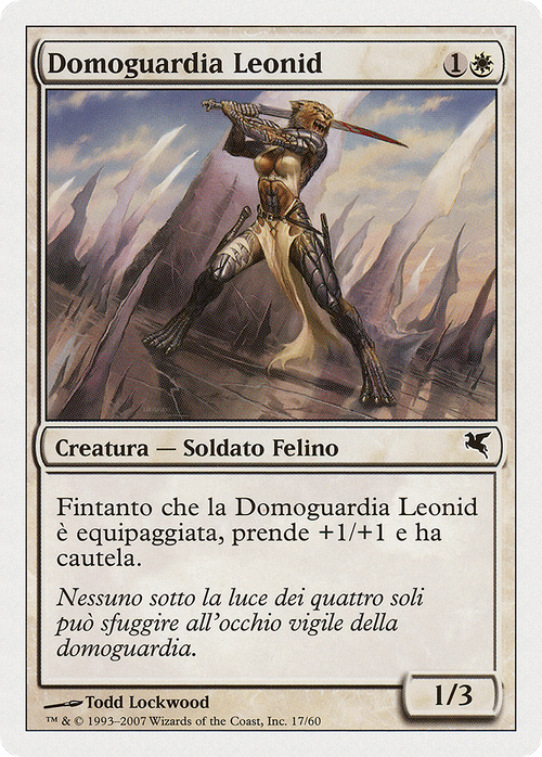 Leonin Den-Guard (Italian) - "Domoguardia Leonid" (L17) (PSAL-L17) - Salvat 2005