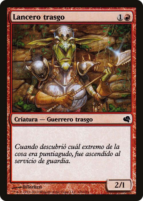 Goblin Piker (Spanish) - "Lancero trasgo" (PS11-106) - Salvat 2011