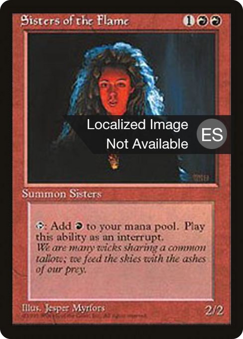Sisters of the Flame (4BB-) - Fourth Edition Foreign Black Border