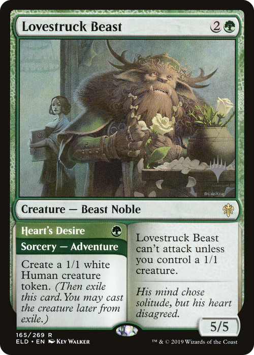 Lovestruck Beast (PPELD-165) - Throne of Eldraine Promos