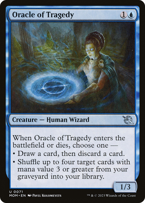 Oracle of Tragedy (MOM-071) - March of the Machine Foil