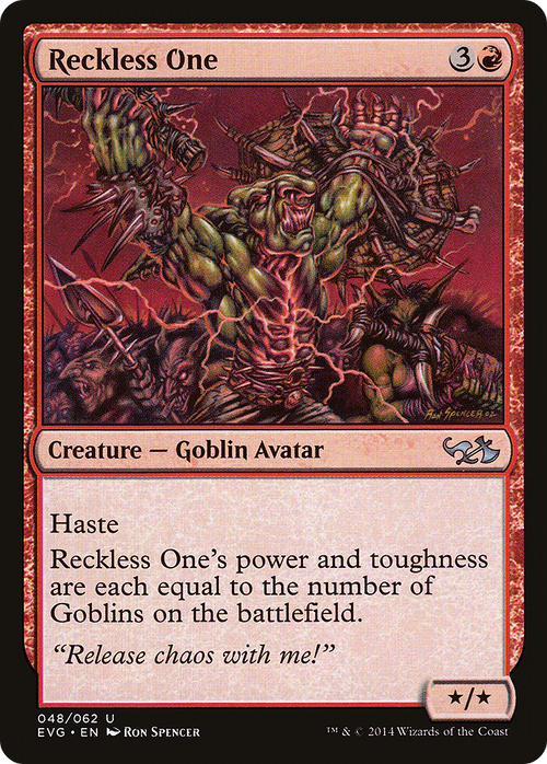 Reckless One (DD3-) - Duel Decks Anthology: Elves vs. Goblins