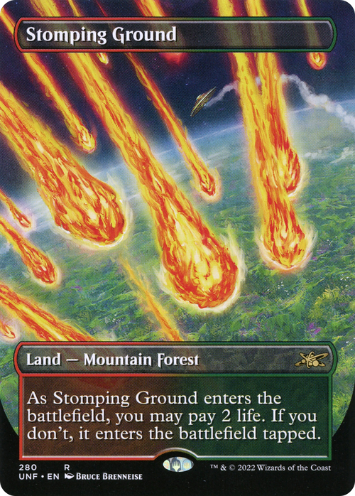 Stomping Ground (Borderless) (UNF-280) - Unfinity Foil