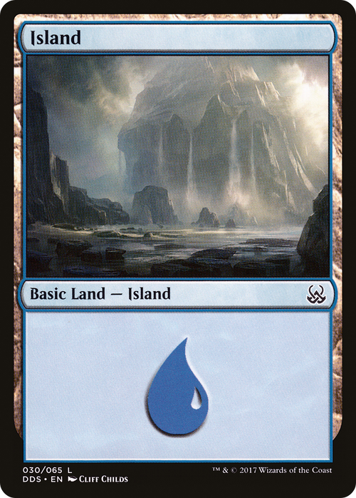 Island (030) (DDS-030) - Duel Decks: Mind vs. Might