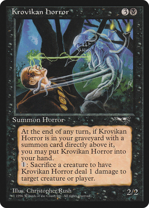 Krovikan Horror (ALL-015) - Alliances