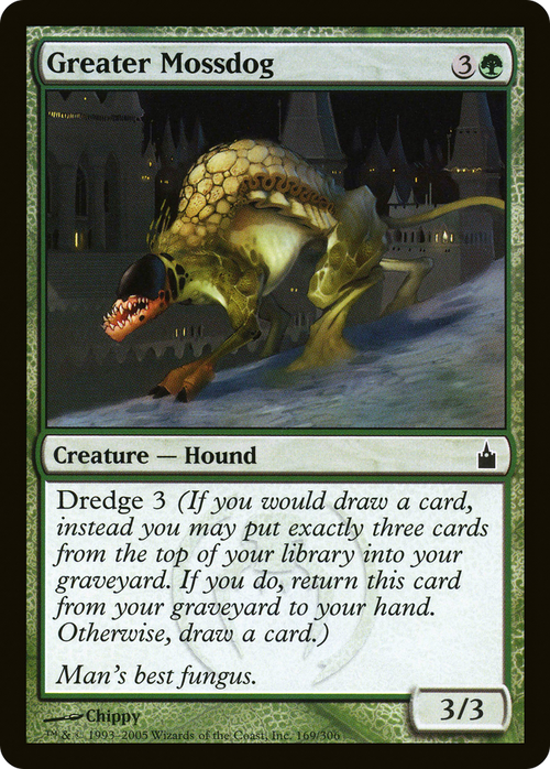 Greater Mossdog (RAV-169) - Ravnica: City of Guilds Foil
