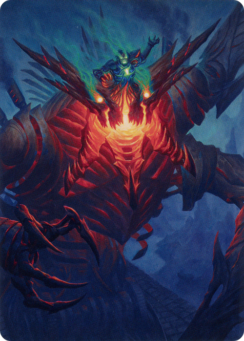 Mishra, Lost to Phyrexia // Mishra, Lost to Phyrexia (ABRO-038) - The Brothers' War Art Series (Borderless)