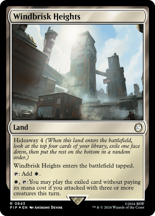 Windbrisk Heights (Surge Foil) (PIP-843) - Fallout Foil
