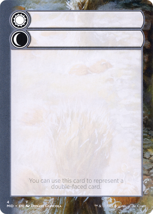 Double-Faced Substitute Card (SMID-004) - Innistrad: Midnight Hunt Substitute Cards (Borderless)