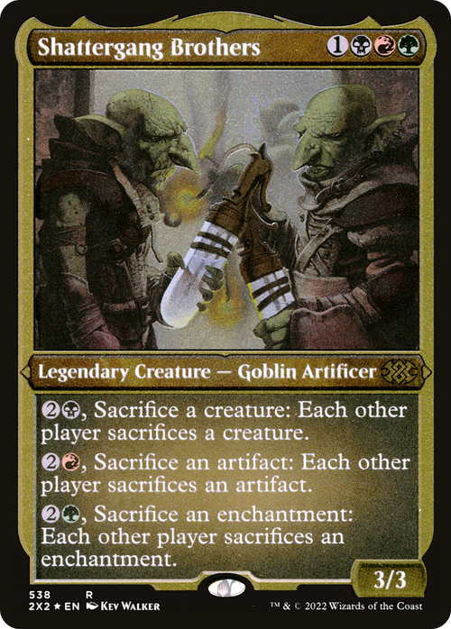 Shattergang Brothers (Foil Etched) (2X2-538) - Double Masters 2022 Foil