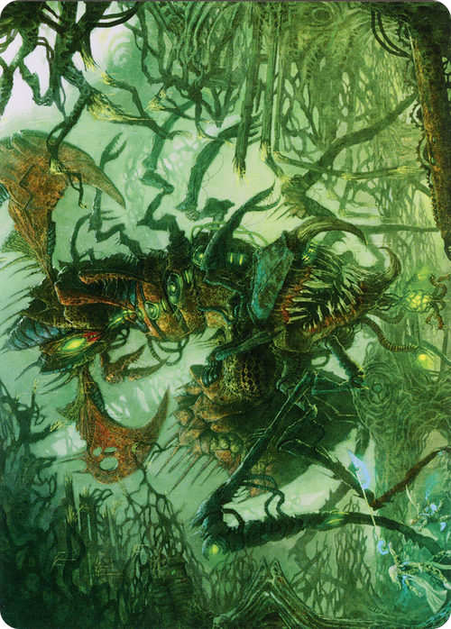 Skyscythe Engulfer // Skyscythe Engulfer (AONE-042) - Phyrexia: All Will Be One Art Series (Borderless)