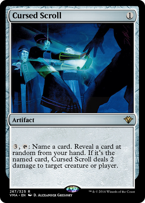 Cursed Scroll (VMA-267) - Vintage Masters