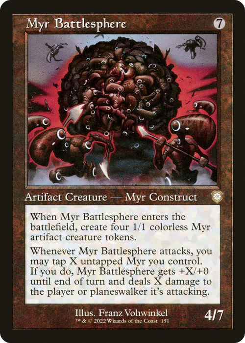 Myr Battlesphere (Retro Frame) (BRC-151) - The Brothers' War Commander