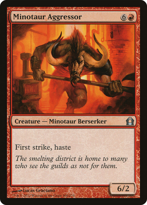 Minotaur Aggressor (RTR-100) - Return to Ravnica