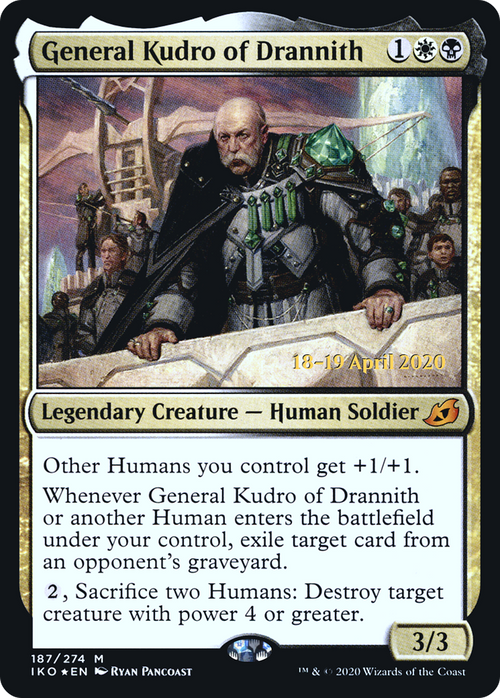 General Kudro of Drannith (PRE-187S) - Ikoria: Lair of Behemoths Promos Foil
