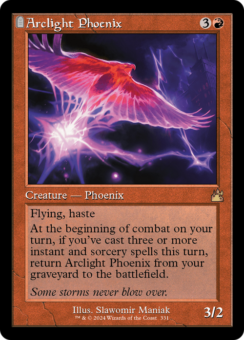 Arclight Phoenix (Retro Frame) (RVR-331) - Ravnica Remastered: (tombstone)