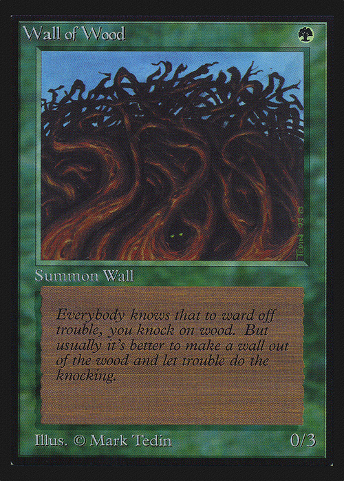 Wall of Wood (IE) (IED-) - Intl. Collectors' Edition