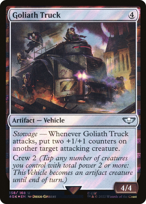 Goliath Truck (Surge Foil) (40K-158) - Warhammer 40,000 Commander Foil