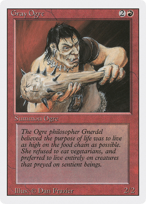 Gray Ogre (3ED-) - Revised Edition
