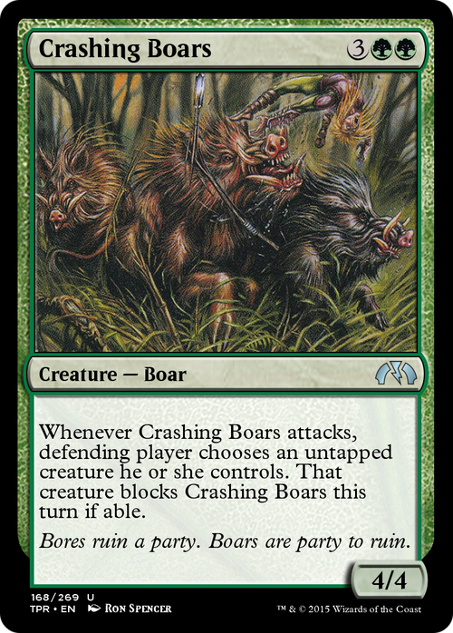 Crashing Boars (TPR-168) - Tempest Remastered Foil