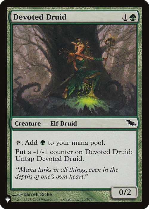 Devoted Druid (SHM) (LIST-110/301) - The List