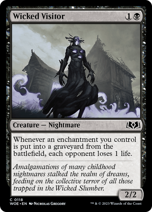 Wicked Visitor (WOE-118) - Wilds of Eldraine Foil
